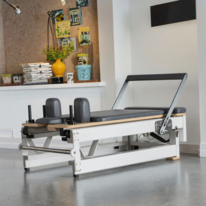 Struktur aluminium tahan lama dapat dilipat reagents mesin Pilates lampu roda hemat ruang dapat disesuaikan rebeker Pilates - Product Image 2