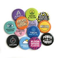 Lencana Pin Bulat Anime Kustom dari Plat Timah, Badge Logam Kosong, Logo Kustom, Badge Kustom