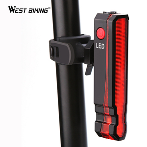 WEST BIKING-Feu arrière LED rouge <span class=keywords><strong>rechargeable</strong></span> pour vélo, éclairage laser, pour la conduite de nuit - Product Image 5