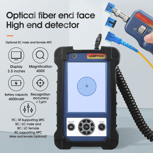 Detector de Alta Precisión Portátil para Conectores de Fibra Óptica, Detector de Extremos de Fibra Óptica de Alta Gama, Herramienta de Limpieza de Fibra Óptica - Product Image 3