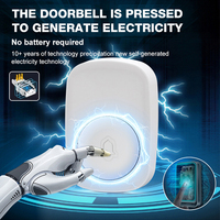 Larga vida útil Hospital Store Village Factory 200M Rango UE Reino Unido EE. UU. AU enchufe impermeable Ring Bell Chime Kit timbre inalámbrico