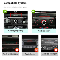 12,3 pulgadas inalámbrico CarPlay Multimedia pantalla ultrafina Android Auto para Audi Q5 2009-2017 pantalla táctil Linux Bluetooth