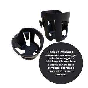 Porte-gobelet universel pour poussette avec crochet, antidérapant, en ABS, facile à installer pour poussette de bébé - Product Image 4