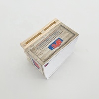 Bloc-notes adhésif imprimé personnalisé Cadeau de bureau Blocs cubes Palette en bois Notes autocollantes avec logo d'entreprise