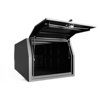 Boîte à outils robuste en aluminium pour camion, ouverture latérale, tiroirs de rangement pour pick-up, boîtes à outils de camion fabriquées sur mesure