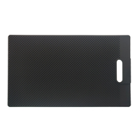 Nouveau Tapis de Cuisine Antidérapant en PVC Souple Motif Poisson Mignon, Tapis de Drainage pour Hôtel, Restaurant, Maison, Tapis de Filetage Anti-Salissures, Carré Noir