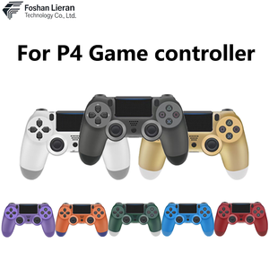 Manette sans fil BT LR P4 avec barre lumineuse à fonction complète, double moteur à vibration, <span class=keywords><strong>gyroscope</strong></span> pour /PS2 - Product Image 1