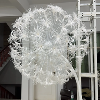 Dandelion Raksasa, Sederhana, Mewah, Dekorasi Jendela Kustom, Dekorasi Acara, Pemotretan, Dekorasi Properti