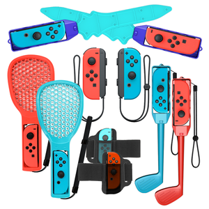 Sport 10 en 1 Kit Sangle De Jambe Raquette De Tennis Épée Grip Poignet Bande Golf Club <span class=keywords><strong>Jeu</strong></span> Accessoires Bundle pour <span class=keywords><strong>Nintendo</strong></span> <span class=keywords><strong>Switch</strong></span> - Product Image 3
