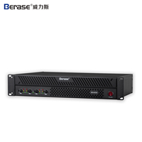 Amplificateur de puissance en métal de classe D à 4 canaux 4*600W avec impédance de 4/8 ohms pour les systèmes audio professionnels, les églises et les systèmes sonores KTV