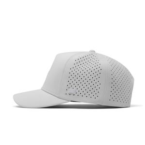 Casquette de golf en maille perforée avec logo personnalisé OEM, 5 panneaux, visière légèrement incurvée, patch en caoutchouc imperméable, snapback - Product Image 3