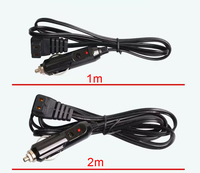 Allume-cigare de voiture 12V 24V + adaptateur secteur pour réfrigérateur semi-conducteur pour compresseurs de voiture réfrigérateurs Mini réfrigérateurs