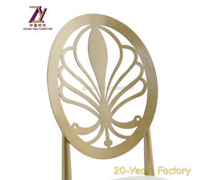 เก้าอี้โลหะ chivari ออกแบบเก้าอี้แต่งงานดูไบเก้าอี้กลางแจ้งเชิงพาณิชย์ - Product Image 6