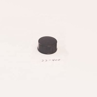 Bouchons noirs pour bouteilles Boston 18 #   20 #   22 #   24 #   28 #   Capsules polycone avec insert en plastique