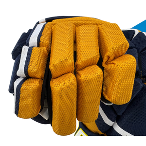 Guante de <span class=keywords><strong>Hockey</strong></span> sobre Hielo Amarillo y Azul Marino de Fábrica, con Excelente Agarre y Protección - Product Image 6