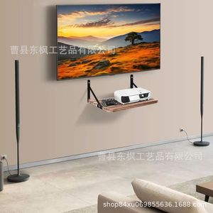 Wooden <b>Wall</b> <b>Shelf</b> Rectangle Multipurpose Durable Living Room Storage <b>Wall</b> <b>Mounted</b> Type 1st Floor - Product Image 2