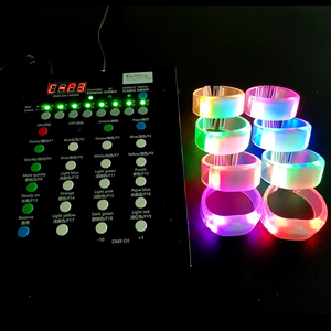 Pulseras LED TPU Jumon con Control Remoto DMX de 33 Teclas, Alcance de 800-1000m, Color Personalizado para Regreso a Clases y Fiestas Navideñas - Product Image 2