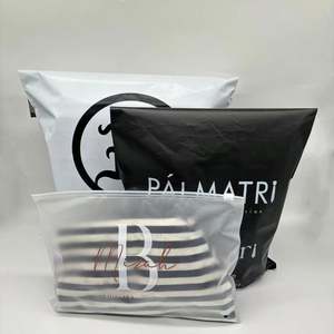 Biodegradable Custom LOGO Printed High Quality Matte <b>White</b> Poly Matte Mailer Black Logistics Packaging <b>Silver</b> Mailing <b>Bag</b> - Product Image 4