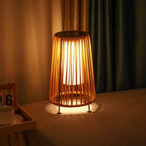 Lampes solaires décoratives pour jardin, patio, cour, lampe décorative imperméable à LED, lanterne en rotin tressé, lampes solaires d'extérieur pour la décoration du jardin - Product Image 3