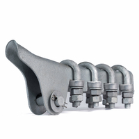 Tension souche pince câble ligne électrique aérienne raccord T-boulon pince en alliage d'aluminium haute qualité meilleur prix