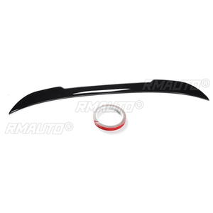 Glossy Black/Carbon Fiber Look <b>Rear</b> <b>Spoiler</b> Wing Trunk Lip for BMW F30 340i 328i 320i M4-Type 2013-2018 <b>Rear</b> Trunk <b>Spoiler</b> Lip - Product Image 2