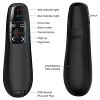 Nuevo Puntero Láser Inalámbrico para Presentaciones PowerPoint 2026, Control Remoto USB de 2.4GHz, Clicker para Presentaciones, Puntero F-lip