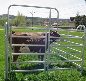 Portatile da 2.1 m in acciaio per bestiame cortile per uso pesante e mobile Paddock pannelli per recinzione cancelli facilmente assemblati per il vitello del cavallo del bestiame - Product Image 2
