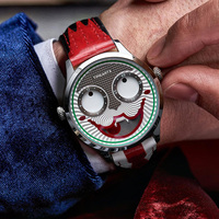 Montre à quartz TIMEARTX Joker amusante et innovante, best-seller transfrontalier, créative, lumineuse, étanche, pour homme TA-5600