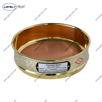 Tamis en acier inoxydable et en cuivre de 200 mm et 300 mm, best-seller international, pour équipement de test de tamisage vibrant en laboratoire