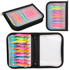 Calamari gamberetti gamberetti in legno tipo Laser gancio per calamari <span class=keywords><strong>filo</strong></span> morbido 3.5 #23G esca <span class=keywords><strong>da</strong></span> <span class=keywords><strong>pesca</strong></span> - Product Image 5