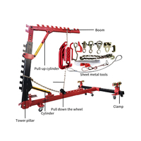 Équipement de réparation de cadre de carrosserie automatique Portable Simple faisceau de véhicule plus droit extracteur de Collision de banc de voiture redressant la Machine