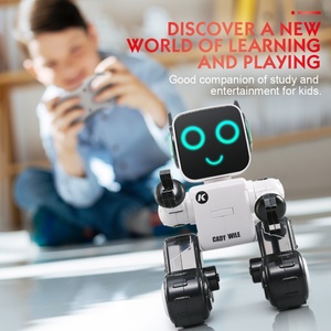 Robot éducatif intelligent SJY-R4 pour enfants, alimenté par batterie, en plastique, avec puzzle électrique, tirelire magique sonore, jouet robot télécommandé - Product Image 4