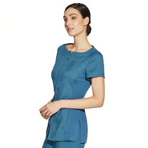 Uniformes de Spa Tipo Túnica <span class=keywords><strong>Sorelle</strong></span> de Lino Sintético para Mujer, Último Diseño de 2021 - Product Image 2
