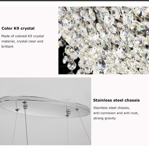 โคมระย้าลอฟท์หรูหราที่กำหนดเองสำหรับเพดานสูงสำหรับโรงแรมล็อบบี้บาร์และบันไดบ้าน-ไฟจี้ - Product Image 4