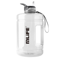 Bouteille d'eau de sport OEM grande capacité 3,78 L (128 oz) sans BPA avec logo personnalisé, bouchon à paille et compatible lave-vaisselle pour la gym et le camping