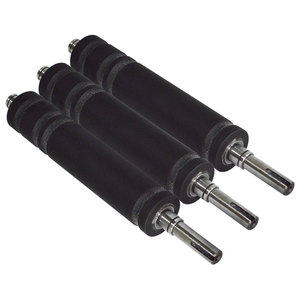 بكرات ناقل غير تعمل بالطاقة من البولي يوريثان (البولي يوريثان) والسيليكون مطلية بالمطاط بكرات مسننة بكرات نقل أعمدة نقل بكرات مطاطية - Product Image 1