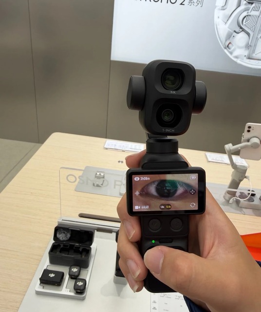 Osmo Pocket 4P Dual Lens Pocket Gimbal Camera 1 Inch CMOS 60mm Telephoto Lens 4K 240fps Vlog Camera With 3 Axis Stabilizer