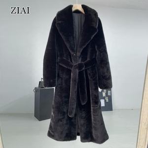 Abrigo de piel ecológico con estampado de manchas de leopardo suave de alta calidad para <span class=keywords><strong>mujer</strong></span> abrigo de piel de gran tamaño de invierno abrigo de piel sintética de leopardo de lujo - Product Image 4