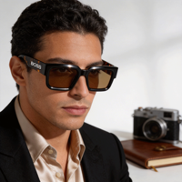 Lunettes de soleil pour hommes en acétate épais de haute qualité, logo personnalisé, monture carrée de luxe, verres dégradés, style Boss, lunettes de soleil pour hommes et femmes