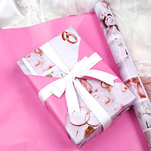 Factory Wholesale <b>Birthday</b> Volantine's Day Double-sided Luxury <b>Paper</b> Roll 43cm X 3m Wrapping <b>Paper</b> for Packaging - Product Image 6