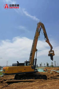 Am Bagger montierter Vibrations hammer V550 Hochfrequenz-Hydraulik pfahl treiber - Product Image 3