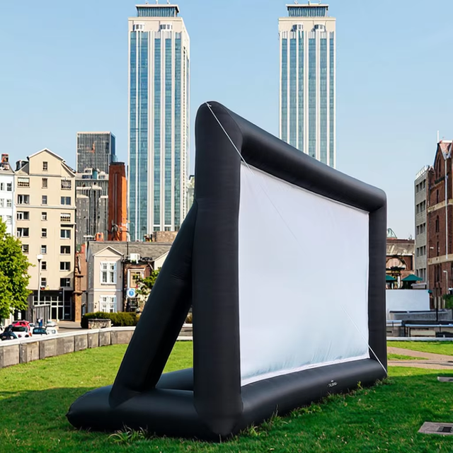 Hot Sale 20FT PVC Digital Inflatable Air Movie Screen-Waterproof Outdoor Cinema Inflatable Projector Multiple Size Options Event