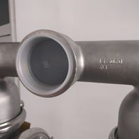 T15/SSAAB/TWS/TF/STF/0014 bomba de diafragma doble accionada por aire de acero inoxidable de 3 pulgadas diafragma de PTFE de carrera completa