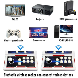 2023 yeni kablosuz kolu oyun salonu oyun makinesi bölünmüş konsol Pandora kutusu 26800 in 1 joystik kumanda - Product Image 4