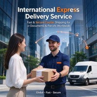 Livraison express internationale ZS, service de messagerie porte-à-porte pour documents et colis, service mondial pour les États-Unis, le Canada, le Royaume-Uni et l'Australie