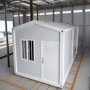 Modular sang trọng đúc sẵn biệt thự nhỏ Thép Màu Xanh Lá Cây nhà với riêng biệt khô & ướt phòng tắm không thấm nước văn phòng sử dụng - Product Image 1