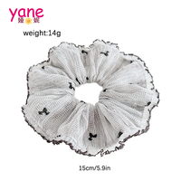 Scrunchie Rambut Gaya Korea Baru dengan Pinggiran Renda Berkualitas Tinggi dan Elastisitas Tinggi untuk Kuncir Kuda
