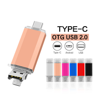 Clé USB Jaster 64 Go OTG 3 en 1, clé USB 2.0, lecteur flash pour smartphone Android, stockage externe, clé USB