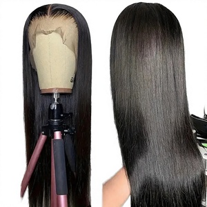 Perruque Bob Lace Frontale 13x4 Pas Chère, Coupe Droite, 100% Cheveux Humains Naturels, Tissages et Perruques Bob en Cheveux Bruts Brésiliens pour Femme - Product Image 3