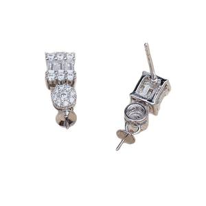 ตัวเรือนต่างหูเงินแท้ S925 ขนาด 8-10 มม. สำหรับทำพู่ห้อย DIY อุปกรณ์เสริมสำหรับเครื่องประดับมุก ผลิตภัณฑ์กึ่งสำเร็จรูป JG5959 - Product Image 4